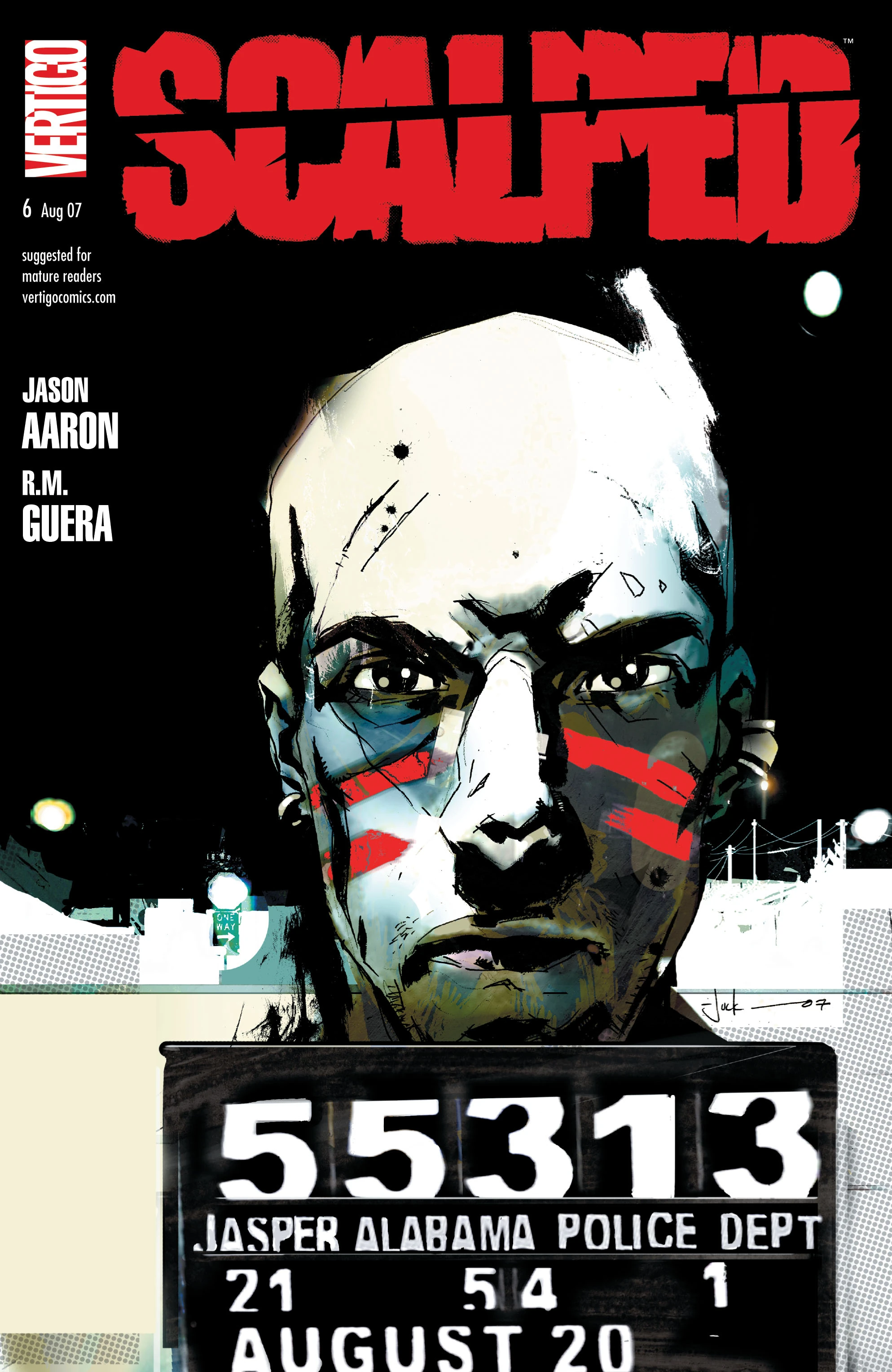 Scalped #6 (DC, 2007 — Cover A) cover